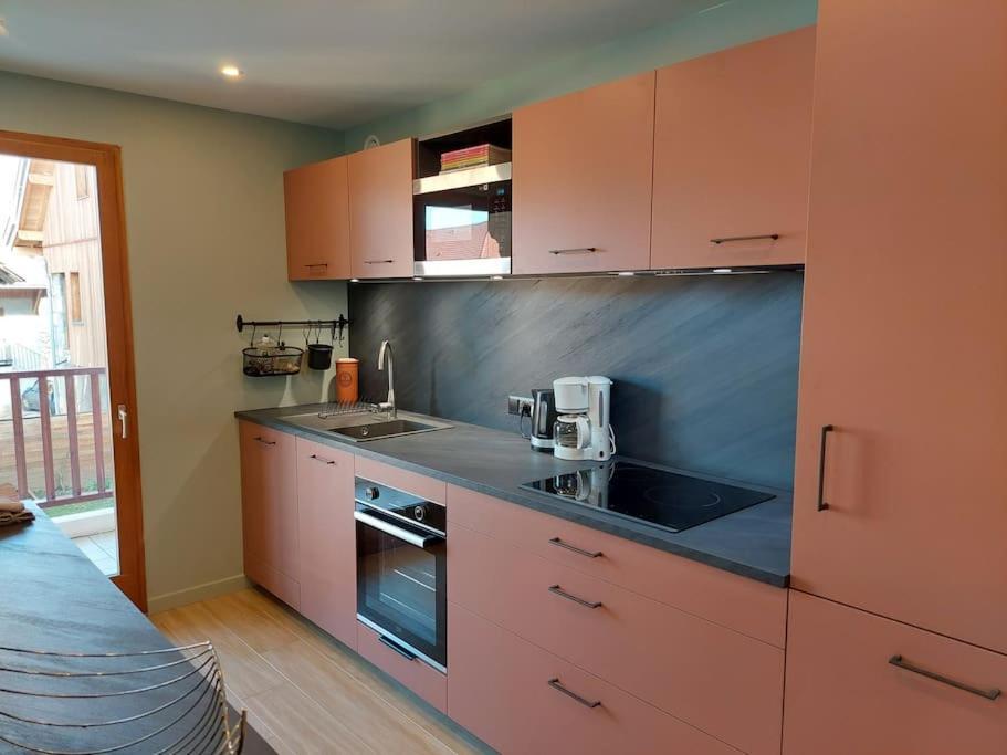 Charmant Appartement Lac D'Annecy / Ski - 6 Pers マントン・サン・ベルナール エクステリア 写真
