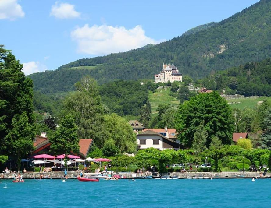 Charmant Appartement Lac D'Annecy / Ski - 6 Pers マントン・サン・ベルナール エクステリア 写真